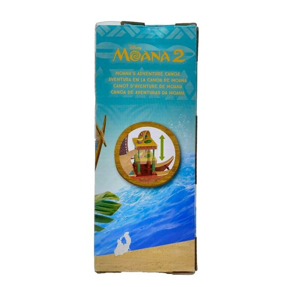 Disney Moana 2 Moana’s Adventure Canoe Playset 10 Piece Set - Picture 6 of 15